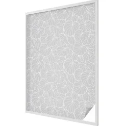 Wallfluent Film dépoli blanc adhésif 100x146 cm décoratif vitrail Élégance Feuillue 1 rol.