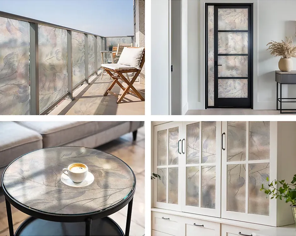 Film dépoli blanc adhésif 100x100 cm de protection d'intimité Effet De Changement 1 rol.-Wallfluent Online