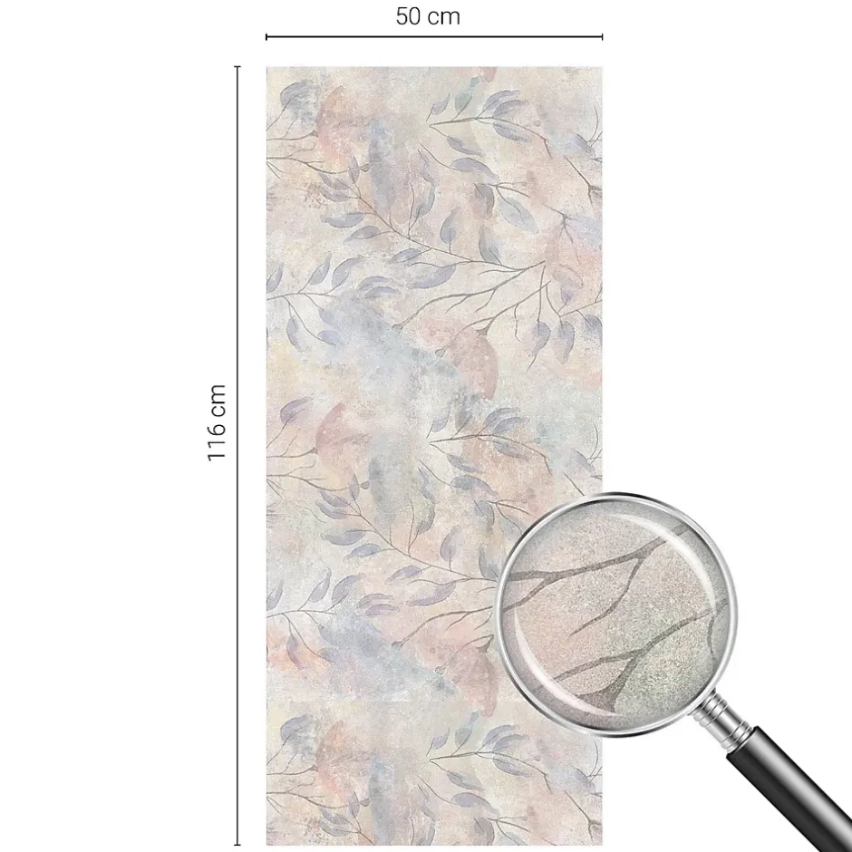 Wallfluent Film dépoli blanc adhésif 50x116 cm de protection d'intimité Effet De Changement 1 rol.