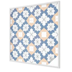 Wallfluent Film dépoli blanc adhésif 100x100 cm Protège efficacement l'intimité Motifs Symétriques 1 rol.