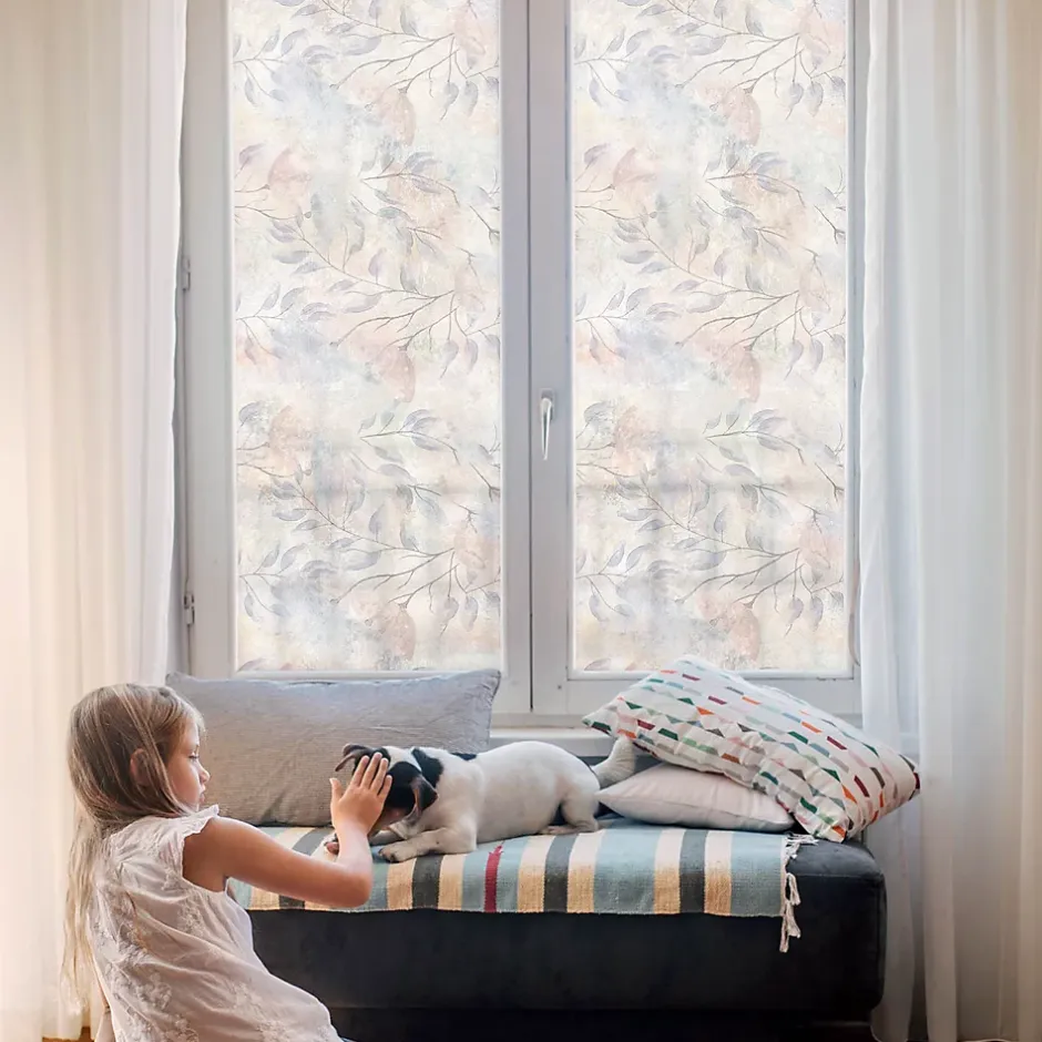 Wallfluent Film dépoli blanc adhésif 50x100 cm de protection d'intimité Effet De Changement 1 rol.