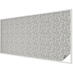 Film dépoli blanc adhésif 200x100 cm décoratif vitrail Feuilles Fleurs 1 rol.-Wallfluent