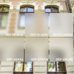 Film dépoli repositionnable blanc - 60 cm x 1 m - en Rouleau - DIMEXACT- Discount