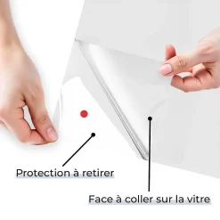 Film dépoli repositionnable translucide - 120 cm x 1.5 m - en Rouleau - DIMEXACT- Clearance