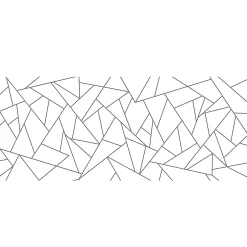 Film Fenêtre Anti Regard Occultant - MOTIF GÉOMÉTRIQUE GRIS - Stickers pour Vitres & Porte de Douche - 40x100cm-Ambiance Sticker Discount