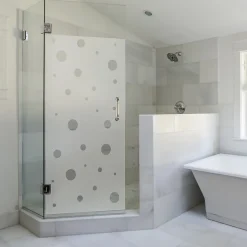 Film Fenêtre Anti Regard Occultant - PETITES BULLES - Stickers Autocollant Brise-Vue pour Vitre & Porte de Douche - 205x105cm-Ambiance Sticker Sale