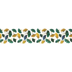Ambiance Sticker Film Fenêtre Anti Regard Occultant - FEUILLES GINKGO AUTOMNE XL - Stickers pour Vitres & Porte de Douche - 40X200cm