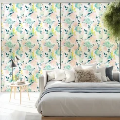 Film Fenêtre Anti Regard Occultant - COMPOSITION FLORALE XL - Stickers pour Vitres & Porte de Douche - 40X200cm-Ambiance Sticker