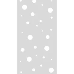 Ambiance Sticker Film Fenêtre Anti Regard Occultant - PETITES BULLES - Stickers Autocollant Brise-Vue pour Vitre & Porte de Douche - 110x55cm