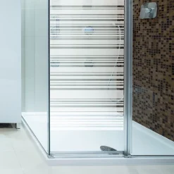 Film Fenêtre Anti Regard Occultant - DESIGN ALIGNÉ - Stickers Autocollant Brise-Vue pour Vitre & Porte de Douche - 155x85cm-Ambiance Sticker