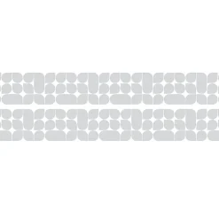 Ambiance Sticker Film Fenêtre Anti Regard Occultant - DESIGN 1 - Stickers Autocollant Brise-Vue pour Vitre & Porte de Douche - 55x185cm