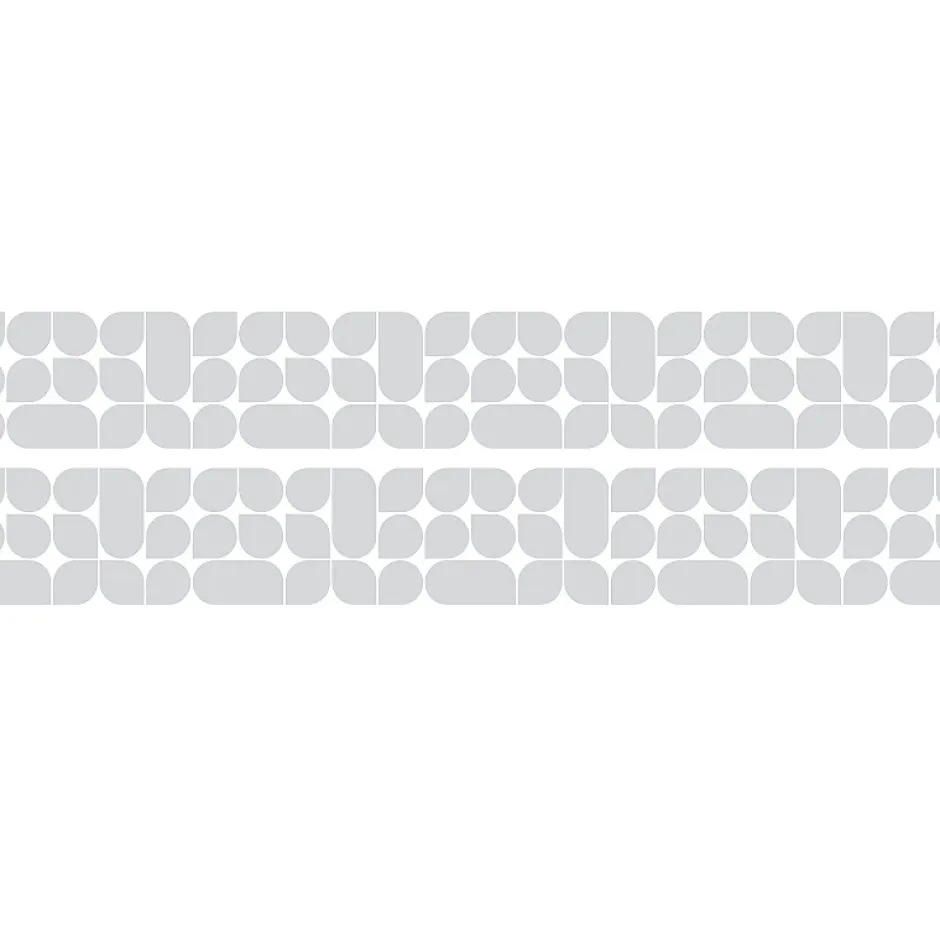 Ambiance Sticker Film Fenêtre Anti Regard Occultant - DESIGN 1 - Stickers Autocollant Brise-Vue pour Vitre & Porte de Douche - 55x185cm