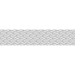 Ambiance Sticker Film Fenêtre Anti Regard Occultant - VAGUES MODERNES XL - Stickers pour Vitres & Porte de Douche - 40X200cm