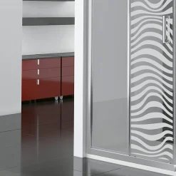 Ambiance Sticker Film Fenêtre Anti Regard Occultant - ILLUSION OPTIQUE - Stickers Autocollant Brise-Vue pour Vitre & Porte de Douche - 55x185cm