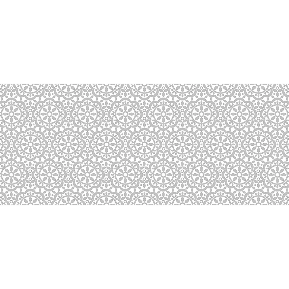 Film Fenêtre Anti Regard Occultant - ROSACES GRISES - Stickers pour Vitres & Porte de Douche - 40x100cm-Ambiance Sticker