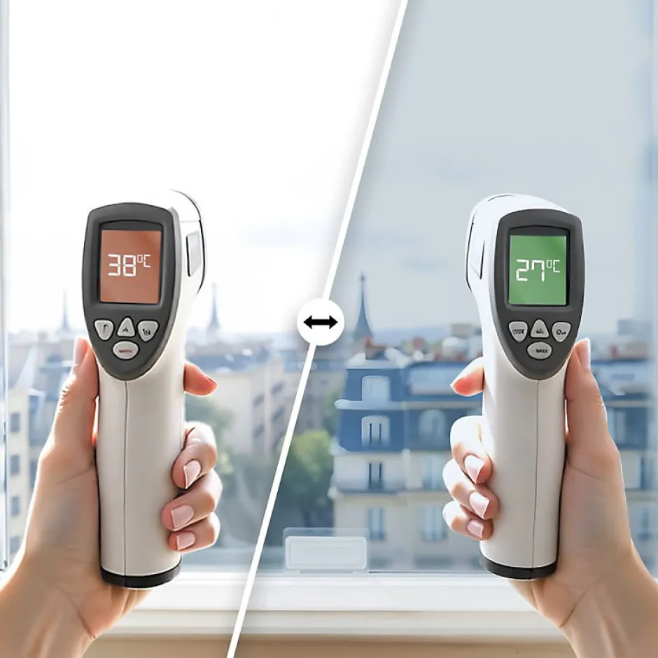 Film miroir sans tain réfléchissant pour petit vitrage vis-à-vis lointain - alu clair - 75 cm x 0.5 m - en Rouleau - DIMEXACT