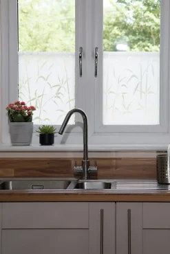 Film occultant adhésif pour vitre imprimé bambou ® L.200 x l.67,5cm-D-C-Fix Sale