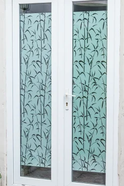 Film occultant adhésif pour vitre imprimé bambou ® L.200 x l.67,5cm-D-C-Fix Sale