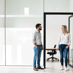 Film occultant blanc brillant pour fenêtre - 152 cm x 5 m - en Rouleau - DIMEXACT