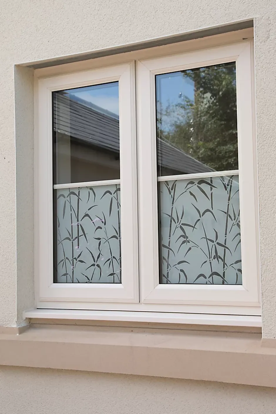 Film occultant statique pour vitre d-c-fix® Static Bambou 1.5m x 0.45m- New