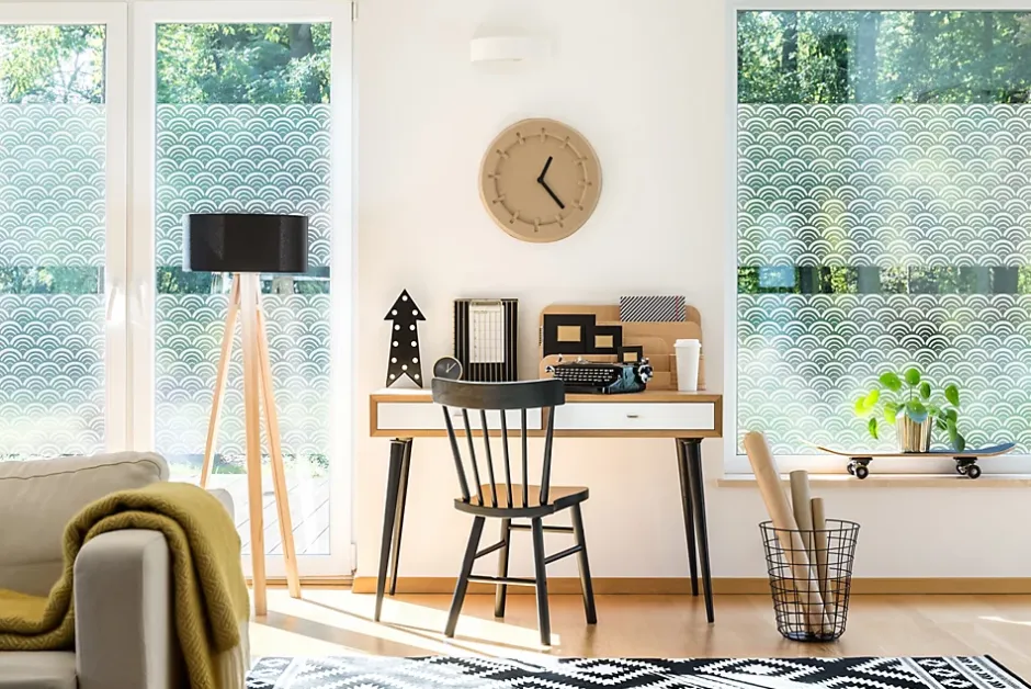 D-C-Fix Film occultant statique pour vitre premium imprimé tropical ® L.150 x l.90cm