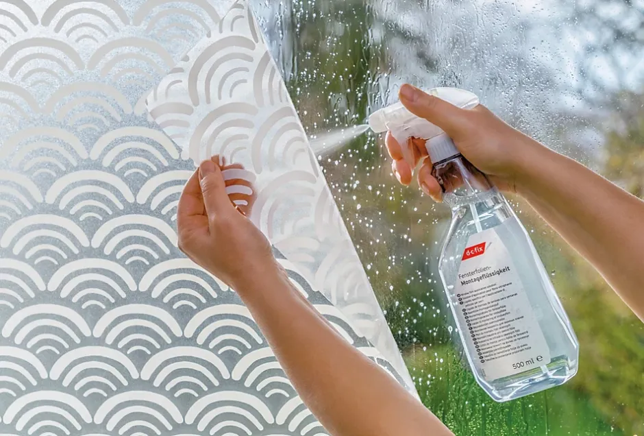 D-C-Fix Film occultant statique pour vitre premium imprimé tropical ® L.150 x l.90cm