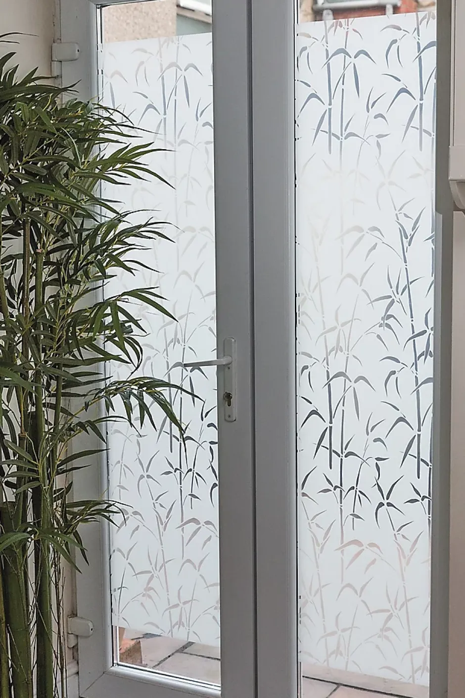 Film occultant statique pour vitre ® Static Bambou 1.5m x 0.675m-D-C-Fix