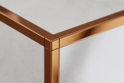 Finition angulaire PQ en acier inoxydable pour profils Cuivre poli - 12 mm x 12 mm-Ilcom Online