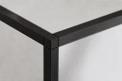 Ilcom Finition angulaire PQ en acier inoxydable pour profils Noir satiné - 12 mm x 12 mm