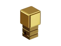 Finition angulaire rectifiée PQS en acier inoxydable pour profils Or poli - 10 mm x 10 mm-Ilcom Clearance