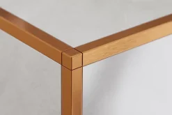 Finition angulaire rectifiée PQS en acier inoxydable pour profils Cuivre satiné - 12 mm x 12 mm-Ilcom Clearance