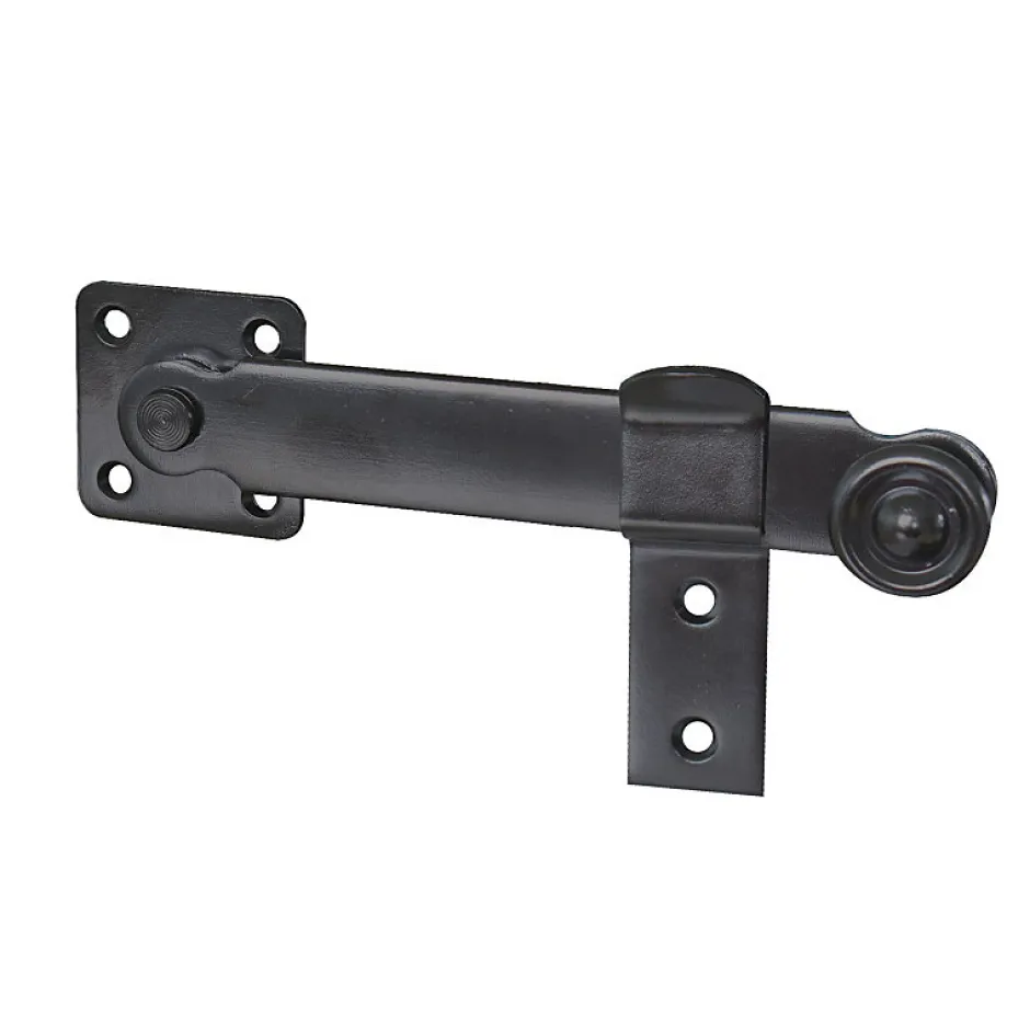 Fléau de Persienne, avec Support, Aluminium, Noir, Longueur 160, pour Volet Battant-Torbel Discount