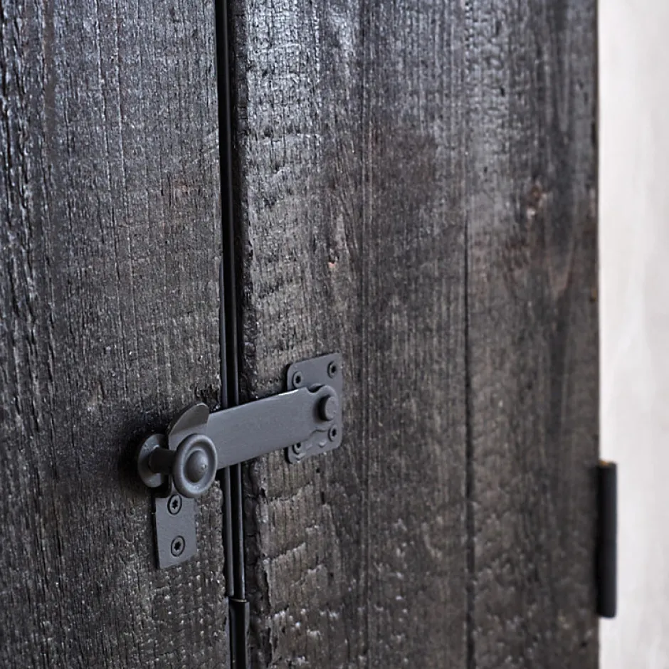 Fléau de Persienne, avec Support, Aluminium, Noir, Longueur 160, pour Volet Battant-Torbel Discount