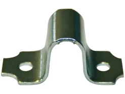 Afbat Gache pour pêne rond à visser ø14 mm - acier zingué blanc