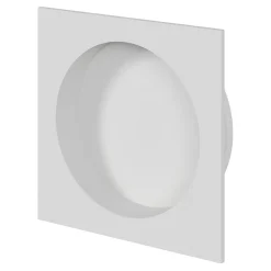 GoodHome Galandage Carré à visser Irvil mat blanc Ø55.5mm