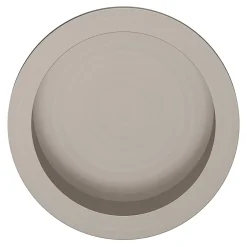 Galandage rond à visser Minzh effet nickel satin gris Ø55mm-GoodHome Online