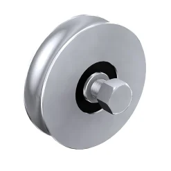 Slid’Up By Mantion Galet 120 mm en INOX à gorge ronde 21 mm - 500 kg