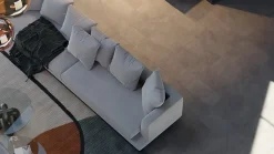 Samklic GAMME PRO - DALLE CLIPSABLE TRÈS HAUTE RÉSISTANCE AVEC SOUS-COUCHE INTEGREE. CIMENT TAUPE-Pack T5 (66m²)