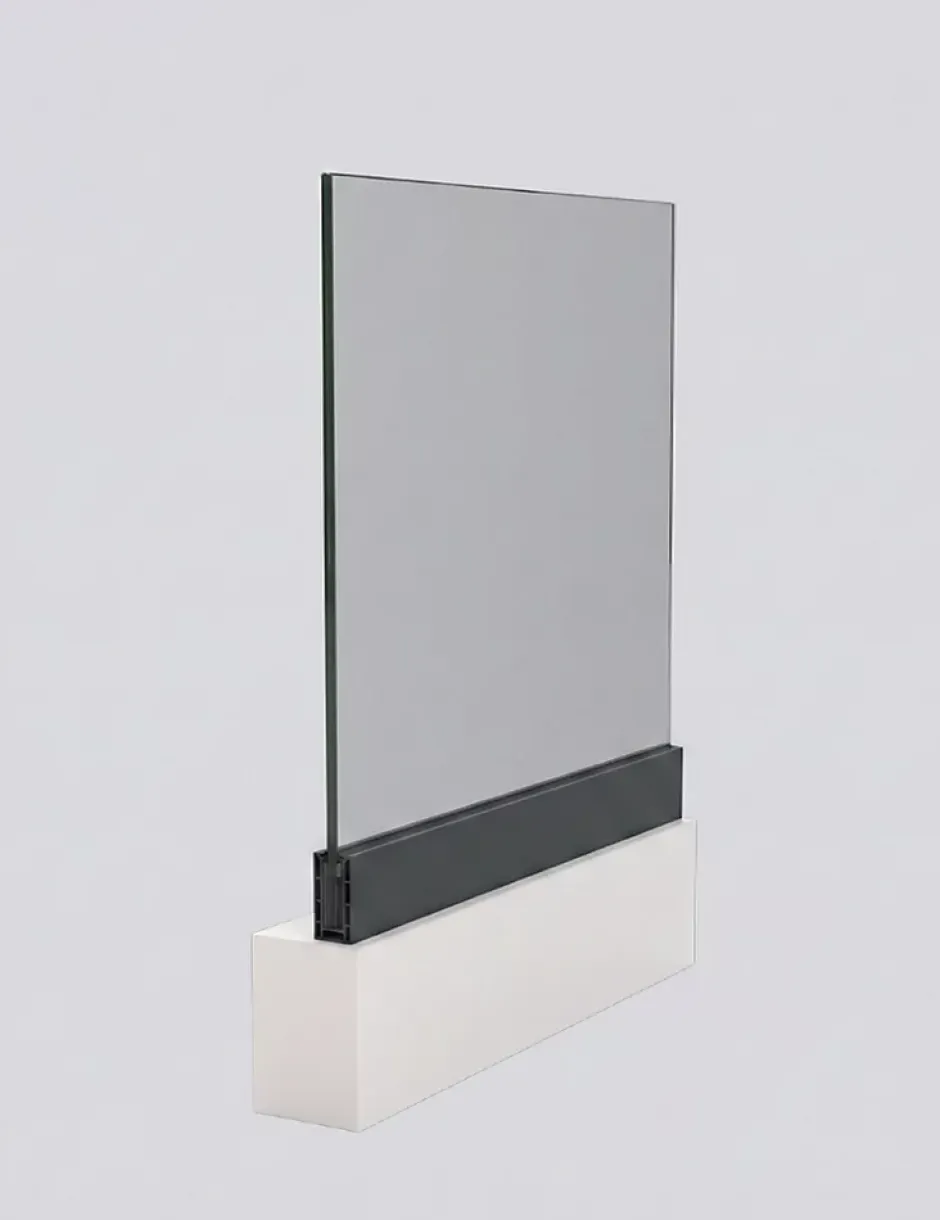 Sbalu Garde-Corps en verre sur mesure SB24S RAL 7016 Anthracite