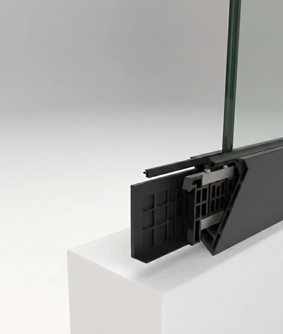 Sbalu Garde-Corps en verre sur mesure SB24S RAL 7016 Anthracite