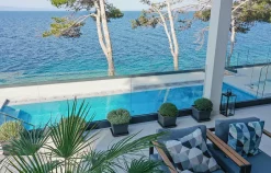 Verrea Garde-corps vitré , Intérieur et Extérieur , Beige RAL 1015 , Vitrage feuilleté 88-2 , Fabrication française