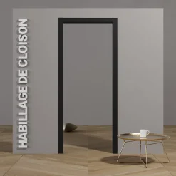 Coulicool Habillage de Cloison 1 m - Noir