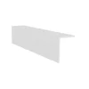 Habillage en L pour fenêtre et porte fenêtre pvc blanc 40 x 30 mm-GoodHome Hot
