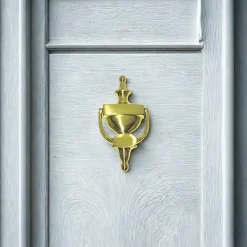 Secury-T Heurtoir de porte laiton poli 200X95 mm