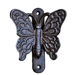 La Grande Prairie Heurtoir porte fonte Papillon 12x10x4cm