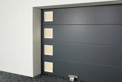 Hublot pour porte de garage carré en PVC blanc l.29 x H.29 cm-GoodHome Sale