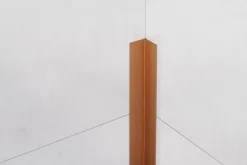 Ilcom Profilé décoratif Li Angle intérieur en acier inoxydable Cuivre satiné - 20 mm x 2700 mm x 0,65 ep.