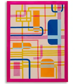 Impression sur toile laquée avec cadre acrylique cm 60x3,3x80-Mauro Ferretti Hot