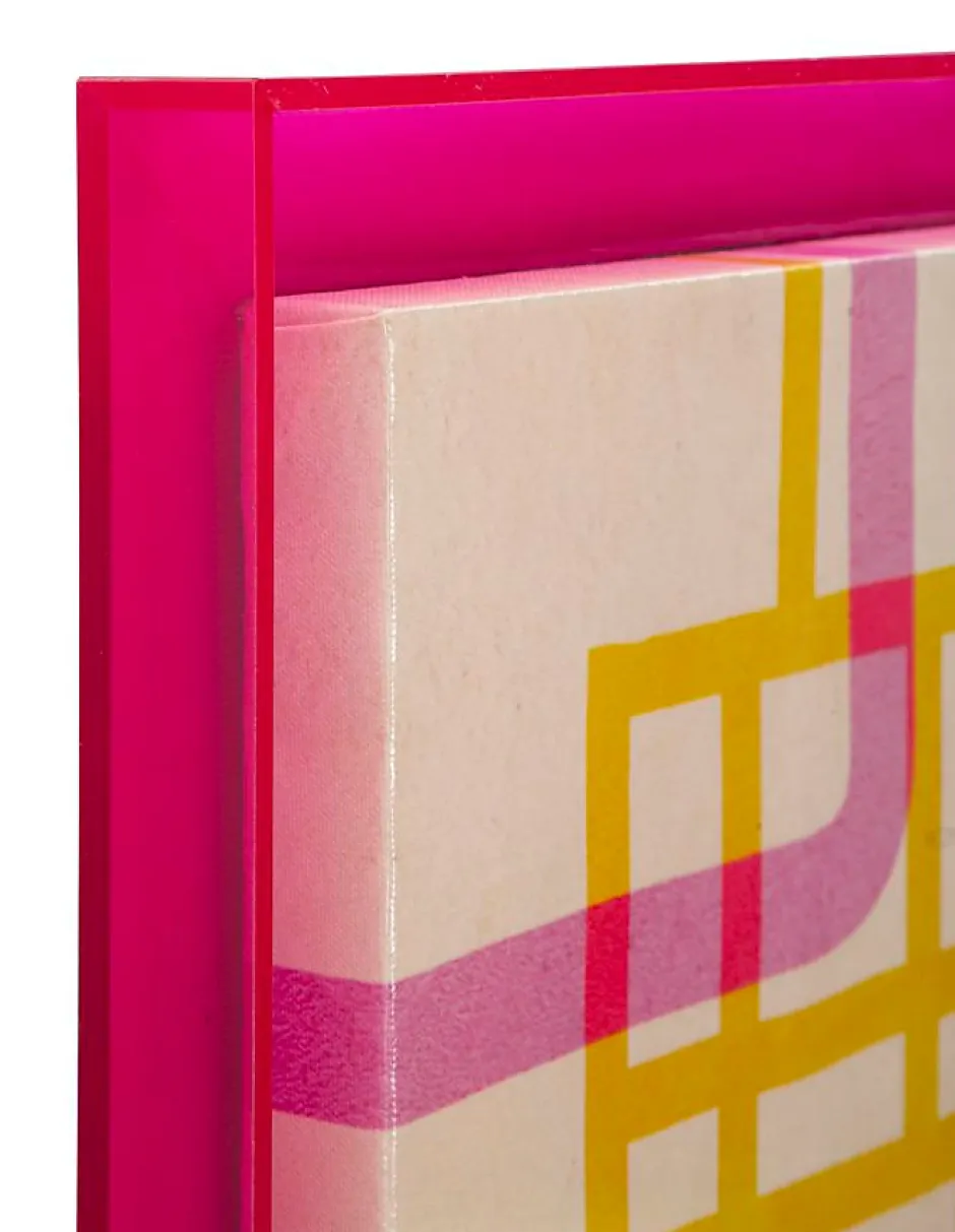 Impression sur toile laquée avec cadre acrylique cm 60x3,3x80-Mauro Ferretti Hot