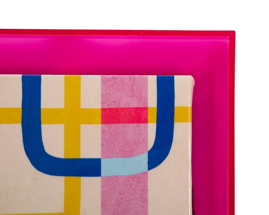 Impression sur toile laquée avec cadre acrylique cm 60x3,3x80-Mauro Ferretti Hot